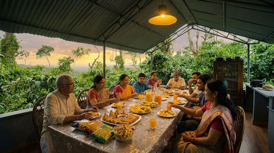 Family-Friendly Homestay Near Gonikoppa